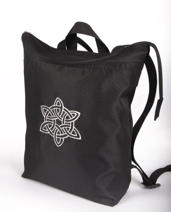 Weatherproof black bag "Celtic Star"